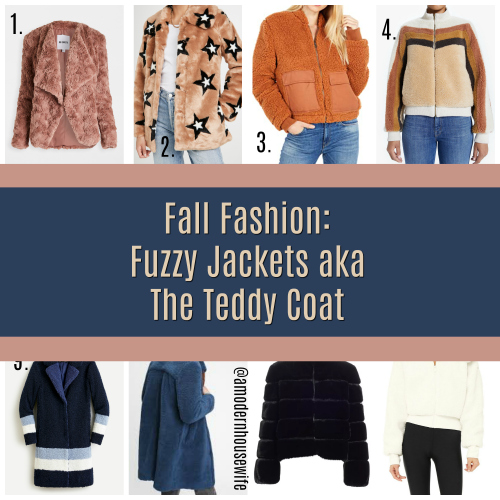 Fall Fashion: Fuzzy Jackets aka The Teddy Coat
