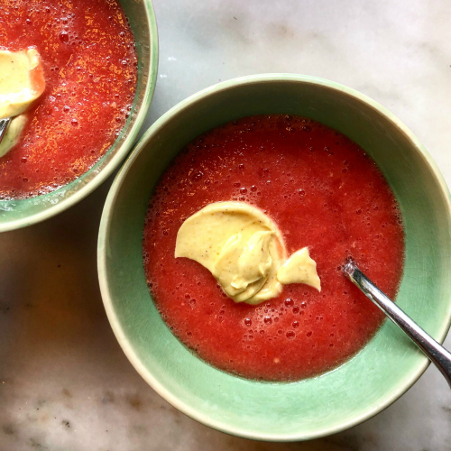 Tomato “Cobb” (aka: Cold Tomato Soup)