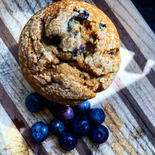 Easy Banana Blueberry Muffins