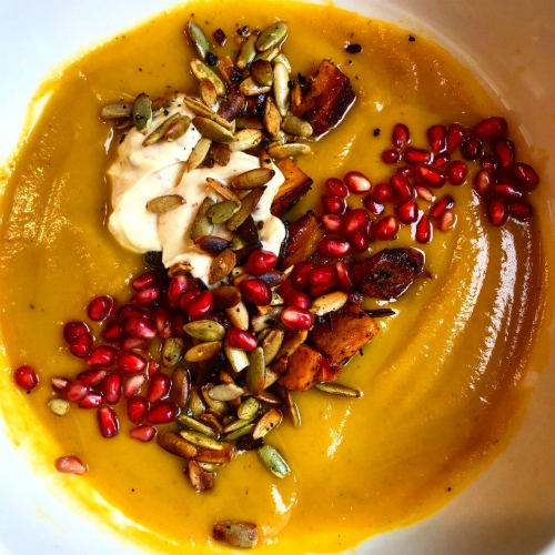 Butternut Squash Soup with Curry & Sumac (In the Instant Pot!)
