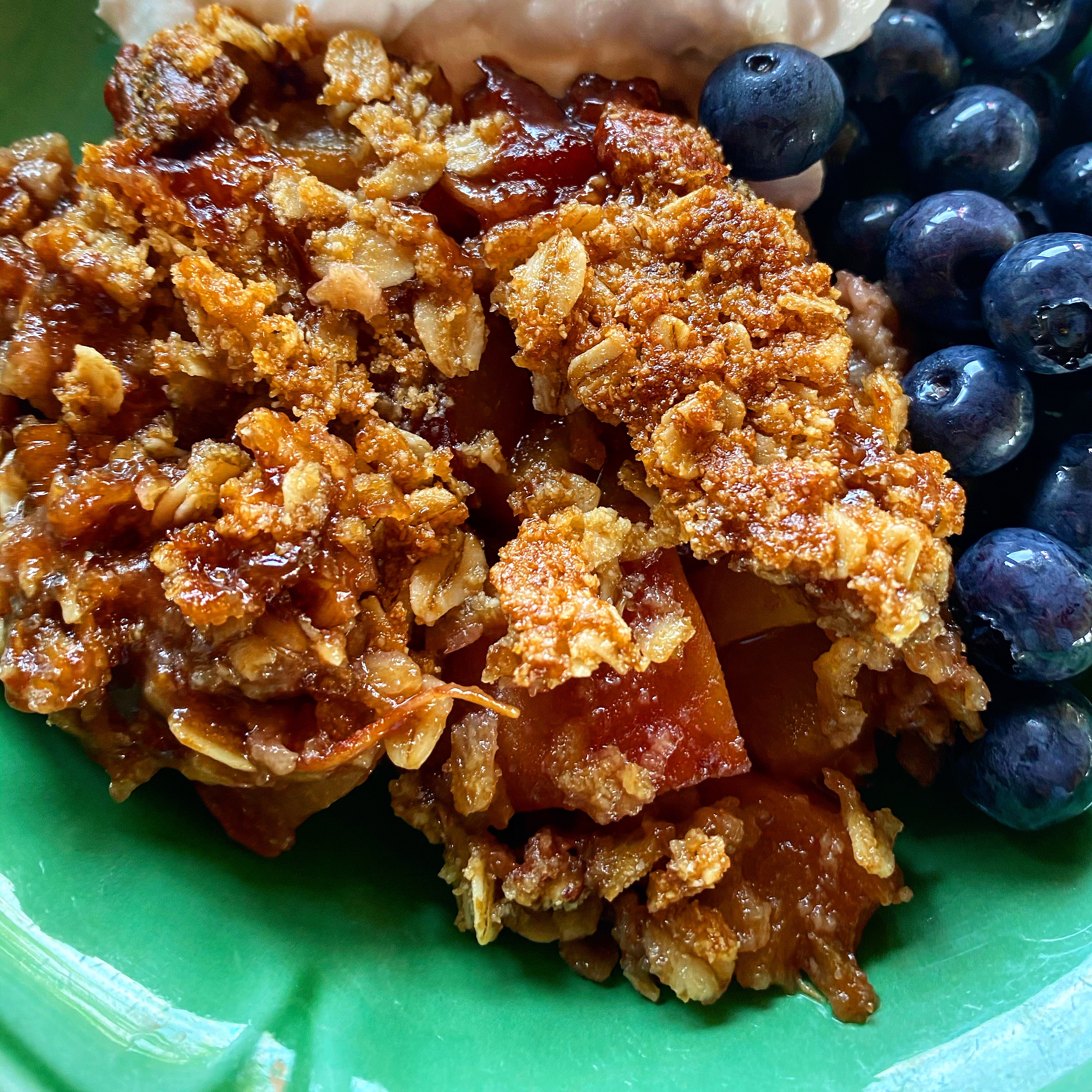 Maple Peach Crisp